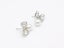 Pearl Zirconia White Gold Elegant Earrings Carousel 2