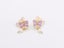 Delicate Gold Plated Butterfly Pearl Earrings Carousel 2