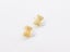 Delicate Gold Plated Butterfly Pearl Earrings Carousel 1