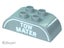 ®™DUPLO - Brick White 'TOW MATER' Curved Line Patt (Disney Cars) ~Retired 2021~ Carousel 1