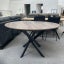 'Clive' 1.2m Round Dining Table Carousel 3
