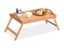 Bed Tray Table Foldable Wooden Breakfast Tea Coffee Table Laptop Desk Snack Tray Carousel 1