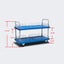 Platform Picking Trolley Cart Two Tier 1.4m x 400kg Carousel 3
