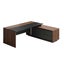 Maxim Executive Desk with Side Cabinet Carousel 3