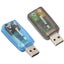 5.1 USB to 3.5mm mic headphone Jack Stereo Headset 3D PC Sound Audio Adapter for Carousel 3