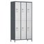 6-Door Storage Locker Combination Steel Cabinet Carousel 1