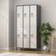 6-Door Storage Locker Combination Steel Cabinet Carousel 4