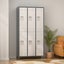6-Door Storage Locker Combination Steel Cabinet Carousel 5