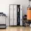 6-Door Storage Locker Combination Steel Cabinet Carousel 6
