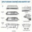 Chafing Dish Buffet Set Food Warmer 11L Carousel 4
