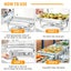 Chafing Dish Buffet Set Food Warmer 11L Carousel 9