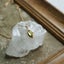 S925 Silver 14kt Gold-Plated Olive Zircon Pendant Necklace Carousel 1