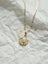 18K Gold-Plated S925 Silver Seashell Pendant Necklace with Pearl Accent Carousel 1