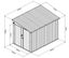 [Grey] Bike Shed / Motorbike Shed 1620mm x 2360mm x 2030mm Carousel 3