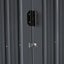 [Grey] Bike Shed / Motorbike Shed 1620mm x 2360mm x 2030mm Carousel 5