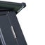[Grey] Bike Shed / Motorbike Shed 1620mm x 2360mm x 2030mm Carousel 8