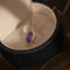 14kt Gold-Plated S925 Silver Tanzanite Purple Eye Pendant Necklace Carousel 4