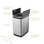 50L Sensor Bin Trash Rubbish Bin Carousel 5