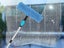 2 In 1 Window Squeegee Cleaner Tool With Extension Poles Glass Cleaner Kit Blue Carousel 4