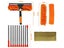 2In1 Window Squeegee Cleaner Tool With Extension Poles Glass Cleaner Kit Orange Carousel 2