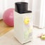 Elosung White Foldable Yoga Storage Basket Oxford Fabric Laundry Hamper Multi Pu Carousel 3
