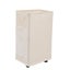 Elosung White Foldable Yoga Storage Basket Oxford Fabric Laundry Hamper Multi Pu Carousel 1