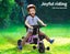 Bopeep Kids Tricycle Trike Ride On Toy Toddler Balance Bike Pram Stroller Purple Carousel 3
