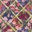 Elizabeth Bradley Tapestry Kit - Fuchsia Trellis (Black Background Wool) Carousel 1