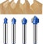 V-groove CNC cutter 90° 6 mm set of 4 Carousel 2