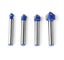 V-groove CNC cutter 90° 6 mm set of 4 Carousel 4