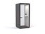 Haven Solo Pod Booth, Clear Glass, Black Exterior Carousel 1