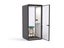Haven Solo Pod Booth, Clear Glass, Black Exterior Carousel 2
