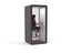 Haven Solo Pod Booth, Clear Glass, Black Exterior Carousel 4