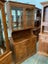 Crème de la Crème Bur Walnut Display Cabinet Carousel 1