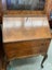 Bur Walnut Display/Desk Cabinet Carousel 3