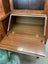 Bur Walnut Display/Desk Cabinet Carousel 5