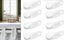 200X Curtain Track Pulley Gliders Glide Universal Slider Replacement Runners Carousel 1