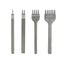 4x 3/4/5/6mm 1+2+4+6 Prong Leather Diamond Shape Chisel Hole Punches Stitchin... Carousel 11