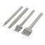 4x 3/4/5/6mm 1+2+4+6 Prong Leather Diamond Shape Chisel Hole Punches Stitchin... Carousel 12
