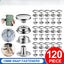 120x Marine Boat Canvas Stainless Steel Snap Fastener Press Stud Cap Button Kit Carousel 1