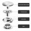 120x Marine Boat Canvas Stainless Steel Snap Fastener Press Stud Cap Button Kit Carousel 3
