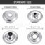 120x Marine Boat Canvas Stainless Steel Snap Fastener Press Stud Cap Button Kit Carousel 7