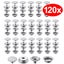 120x Marine Boat Canvas Stainless Steel Snap Fastener Press Stud Cap Button Kit Carousel 11