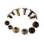 360 x Metal Snap Fasteners Kit Press Studs Buttons Tool For Sewing Craft Leather Carousel 7