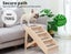 Pawz Pet Ramp Indoor Dog Steps Stair Portable Foldable Ladder For Bed Sofa Brown Carousel 3