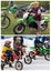 Green Mini Motor Kids Dirt Bike Pocket Motorcycle Monkey ATV Toys 49CC 2 Stroke Carousel 4