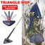 1 Set Lazy Cleaning Mop 360o Rotatable Adjustable Triangle Wet & Dry Cloth + ... Carousel 1