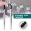 2 Pieces Tweezers Set With Rubber Tips Tweezers Rubber Flat Tip Tweezer Carousel 5