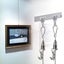 10Pack Picture Rail Hook Wall Hanging Kit Wire Hanger Picture Hanging Hook 150cm Carousel 2