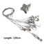 10Pack Picture Rail Hook Wall Hanging Kit Wire Hanger Picture Hanging Hook 150cm Carousel 8
